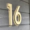 Sinal de letras LED retroiluminadas em aço inoxidável dourado externo de tomada de fábrica, sinalização retroiluminada LED vintage em cor bronze para placas de lojas, restaurantes e cafeterias