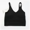 LL-88 Women's Yoga Bra Tank Top with Chest Cushion Gym Women's Sportswear Sexy and Beautiful Back Tight Yoga Fitness Tank Top