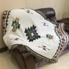 Koce koców miękka sofa vintage rzut okładka okładka krzesełka bawełna gobelinowa obrus rodzinny dekoracja boho w stylu festiwal 230904