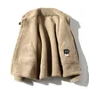 Pelle da uomo in pelliccia sintetica autunno inverno ispessimento giacca di marca di fascia alta più velluto moda di grandi dimensioni kaki uomo PU 230904
