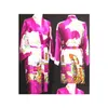 Pigiama da donna Donna Royan Abito in seta Pigiama in raso Lingerie Kimono Abito da bagno Pjs Camicia da notte3670 Drop Delivery Apparel Underw Dhtf0