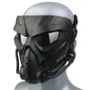 Party Masks Outdoor Riding Mask Wearresistent Tactical CS Cosplay Halloween Full Face With Antifog Lense Free Freight 230904