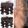 Parrucche sintetiche Bundel rambut manusia gelombang tubuh 32 38 40 inci dengan 13x4 Remy Brasil Frontal renda transparan untuk WANITA HITAM 3 4 bundle 230905