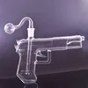 1pcs Creative 14mm Bong en verre femelle narguilé Dab Rig Bubbler Pipe à eau en ligne Perc Percolateur Filtre avec bol à tabac et tuyau de brûleur à mazout en verre mâle de 30 mm