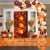 Other Event Party Supplies Happy Thanksgiving Balloons Arch Kit Fall Indoor Outdoor Decorations Maroon Burgundy Orange Balloon Garland 230905