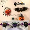 Party Decoration Halloween Black Flying Bird Crow Banner Horror Ghost Festival Party Garlands Happy Halloween Day Decor for Home 2023 X0905