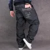 Pantalon long tendance ample décontracté plus gros pantalon de skateboard grande taille jean hip-hop jean homme 246B