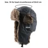 BeanieSkull Caps CAMOLAND Thermal Faux Fur Winter Bomber Hats Men Women Windproof Earflap Hat Russian Ushanka Trapper Trooper Snow Cap 230904