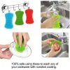 DHL Silicone Prato Escova de Lavar Pote Pan Esponja Purificador de Silicone Esfregão Pote de Frutas Pan Escovas de Lavagem de Cozinha Ferramenta de Limpeza Atacado