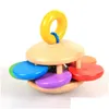 Bébé jouet enfants éducatif en bois cloche hochet clochette Percussion instrument de musique secouer pour les tout-petits jouets pour bébés livraison directe Gif Dhy2D