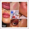 Lip Balm Shining Magic Lip Cheek Glassy Dual-use Balm Long-lasting Natural Blusher Lipstick Color Change Pink Soft Lip Gloss Blush Makeup 230904