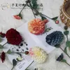 Symulacja Dahlia Branch Daisy Ball Flower Dinning Table Flores Silk Branch Home Dekoracja ślubna sztuczna bukiet323d