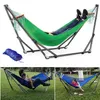 Portable Folding Steel Pipe Sleeping Swing Hammock Stand Bag Kit Set Garden Outdoor Hunting Camping Furniture 250KG307C