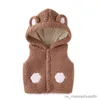 Down Coat Spring Baby Kids Vest Lamb Plush Jackets For Girls Outerwear Warm Autumn Boys Jacket Kindergarten Children Vest R230905