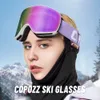 Skibrille Professionelle Brille Männer Frauen Antifog Zylindrisch Schnee Skifahren UV-Schutz Winter Erwachsene Sport Snowboard Gafas 230904