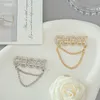 Broches de marca de 20 estilos, broche de diseñador, joyería para mujer, alfileres con borlas, broche para regalos de fiesta de boda