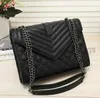 2023 حقيبة مصممة فاخرة Women Women Tote Hand Ladies Crossbody ty type type equilted parse hands high endials wallet yslii bag bag bag caitlin_fashion_bagss58