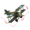 Aeronave Modle Retro Metal Avião Modelo Artesanato Sala de Estar Quarto Ornamento Ferro Avião Estatuetas Decoração Acessórios Presente 230904