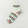 Frauen Socken Hohe Qualität Frühling Mode Candy Farbe Gestreiften Casual Stickerei Mittleren Rohr Socke Für Mädchen Baumwolle Sox 10 Pairs 2023