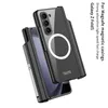 Samsung Galaxy Z Fold 5 Case Wireless Magsafe Pen Slot Hinge Protection Film Screenカバーの磁気スタンド