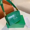 Luxury Handbag For Women Bvs Totes Bright Surface Woven Square Mini Cassette Genuine Sheepskin With Logo Cosmetic Y Female Style Diagonal Single Shoulder Bag Y