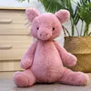 Bambole di peluche Kawaii rambut halus lembut gajah babi coklat TeddyBear bayi boneka menggemaskan dinosaurus Panda binatang kartun anak anak menenangkan mainan 230905