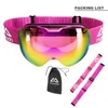 Óculos de esqui Mosodo Magnético Neve Eyewear Esférico Inverno Snowboard Óculos Antifog Skate Ao Ar Livre Esqui para Homens Mulheres 230904