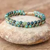 Charm Bracelets Double Natural Stone Bracelets Women Men Yoga Charm Chakra Bracelet Healing Jewelry R230905