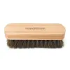 Brosse à chaussures en crin de cheval, cuir naturel, véritable crin de cheval, outil de polissage doux, brosse de nettoyage pour bottes en daim et Nubuck, 14.5x1.5CM, vente en gros