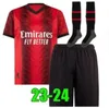 23 24 Maillots de football PULISIC de qualité supérieure 3ème GIROUD KOCHE KOCHE DE KETELAERE RAFA LEAO THEO Maillot de football pour enfants et adultes