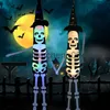 Feestdecoratie Halloween LED-decoratie Knipperlicht Hangend Schedel Horror Pompoen Vleermuis Thuis Spookhuis Bar Halloween Feestdecoraties 2023 x0905