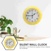 Wall Clocks 9 Inch Clock Plastic Living Room Decor Operated Hanging Round Ornament Digital