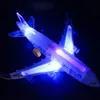 Aircraft Modle Children Airplane Toy Electric Plane Model with Flashing Light Sound Assembly Plane Toy for Kids Boys Children Birthday Gift 230904