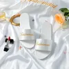 اللون الصلب بالجملة The Bride Party Spa Slippers Bridal Shower Wedding Brides and Bride Slippers 2430