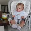 Dolls Diy Kit 23inch Reborn Doll Kit Cameron met stoffen lichaam LIBOWS LIMBS Hoofd Oogstuk 230904