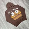 Sweats à capuche pour hommes Sweatshirts Frog Drift Sweat à capuche pour hommes CPFM Burger Cartoon Mousse Imprimer Plus Velours Baggy Drôle Chaud Mode Streetwear Pull x0905