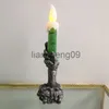 Party Decoration Holloween Party LED Lights Candle Holder Horror Skull Ghost Hand Desktop Decoration Home Ornaments x0905