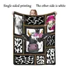 Blankets Cow Print Blanket Black White Bed Cow Throw Blankets Soft Sofa Cozy Warm Plush Gifts for Bedroom Decor Highland Cattle Bedspread 230904