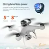 S116 Foldable Drone Dual Cameras With Electric Adjustment Angle, Brushless Motor With Optical Flow Positioning, Four-Sided Obstacle Avoidance Function-White