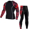 Kvinnors träningsdräkter Kvinna som kör kostym TRACKSUT 2 -stycken Set Sport Legings Gymkläder Track Sport Sport Dough Lay Lay Winter Jogging Women's 230904