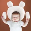 Pillows Breathable Stereotypes Anti-head Baby Protective Pillow 100% Cotton Latex Pillow For born 0-1 years old Head Shaping Pillow 230905