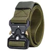 Other Fashion Accessories Plus Size 150 170cm Men's Belt Army Outdoor Hunting Tactical Multi Function Combat Survival Marine Corps Canvas Nylon Belts 230905