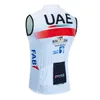 2024 UAE 사이클링 조끼 저지 여름 민소매 사이클링 의류 Maillot MTB로드 자전