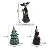 Party-Dekoration, gruselige Halloween-Dekoration, Kunstharz, Hexen, Kunstpuppe, Skulpturen, Geisterbaum-Mann-Statue, Party-Horror-Requisiten, Statue, Haus, Hof, Garten, Dekoration x0905 x0905