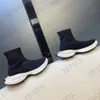 Designer Socks Buty Men Buty Knit Buty Platforma Platforma Black White Women Sneaker Classic Trener Casual Sneakers with Box No467