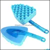 Car Sponge Triangar Brush With Handle Blue Wave Wash And Wipe Tool For Beauty Maintenancecar Drop Delivery Automobiles Motorcycles Car Dh3Fy