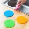 Top Silicone Dish Bowl Cleaning Brushes Multifunction 5 colors Scouring Pad Pot Pan Wash Brushes Cleaner Kitchen Dish Washing Tool DBC