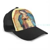 Casquettes de baseball Notre-Dame de Guadalupe Vierge Marie Tilma Casquette de basket-ball Hommes Femmes Mode All Over Print Noir Unisexe Adulte Chapeau