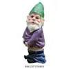 Decoratieve objecten beeldjes 4 stuks Fairy Garden Dronken Kabouters Miniatuur Ornamenten Set Mini Dwerg Vreugdevuur Beelden voor Plantenbak Bloempot Decor Accessoires 230905