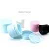 Packing Boxes Wholesale High Quality 5G 15G 20G 30G Pp Cosmetic Cream Jars Bottles With Lid Empty Lotion Container Black Blue Pink Whi Dhjc5